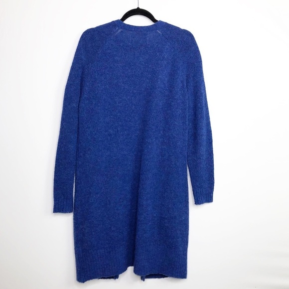 KAFFE Majkg Blue open front duster cardigan - Picture 6 of 9